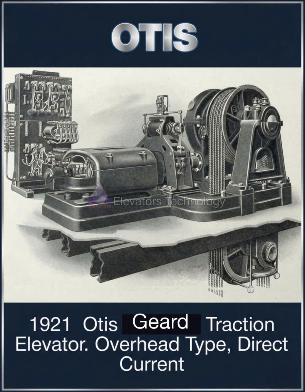 Thang máy Otis 1921 Cỗ máy đặt nền móng cho giao thông thẳng đứng hiện đại